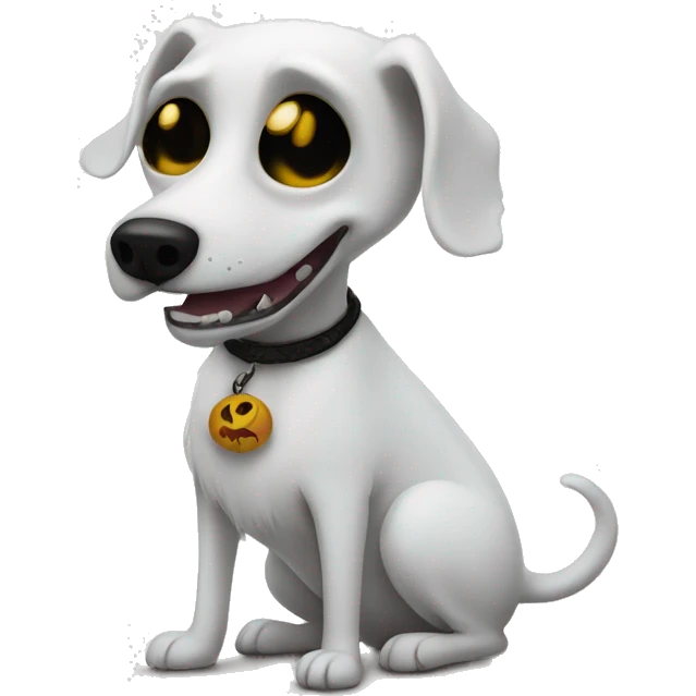 Nightmare Before Christmas Zero Ghost Dog emoji