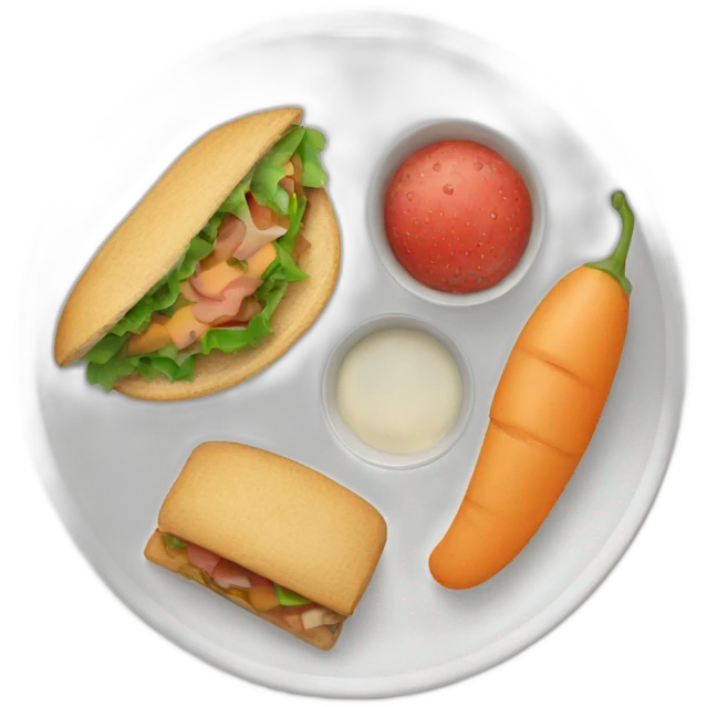 Transgender lunch emoji