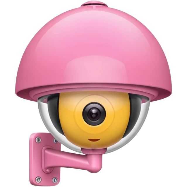 Security Camera pink  emoji