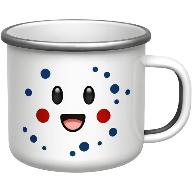 enamel camp mug emoji