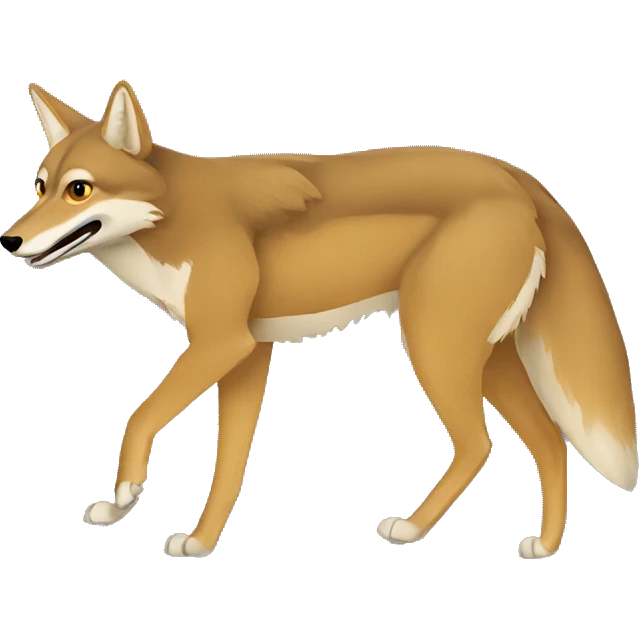 Coyote hunting emoji