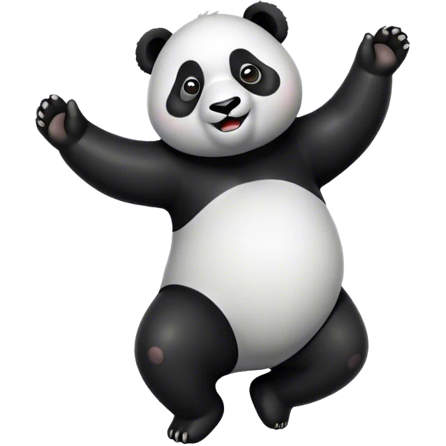 Panda dancing  emoji