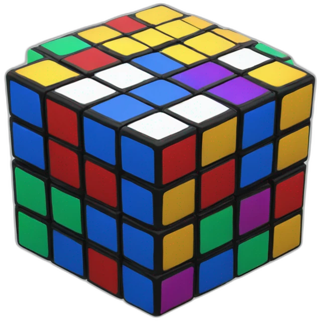 Rubik's cube emoji