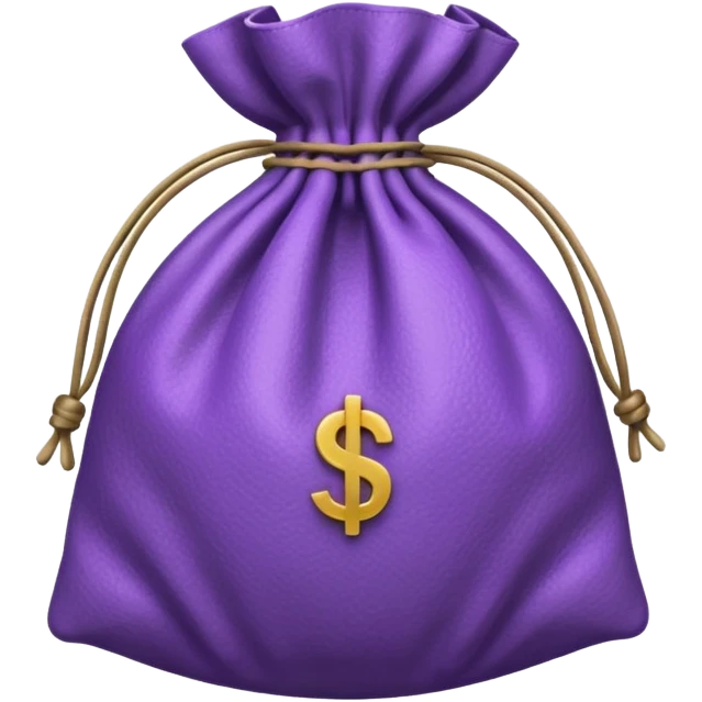 money bag emoji with main color #894273 emoji
