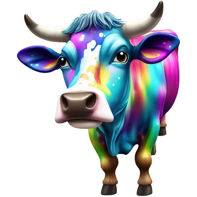 Disco cow emoji