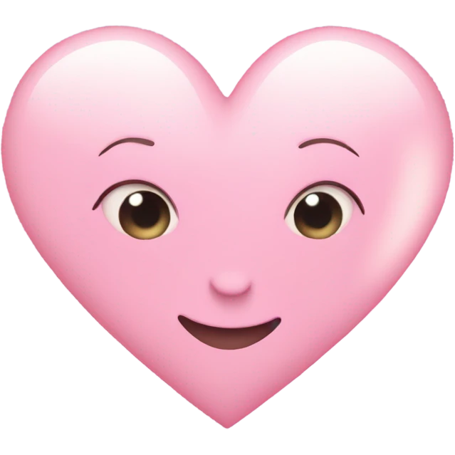 Light pink heart with sparkles emoji