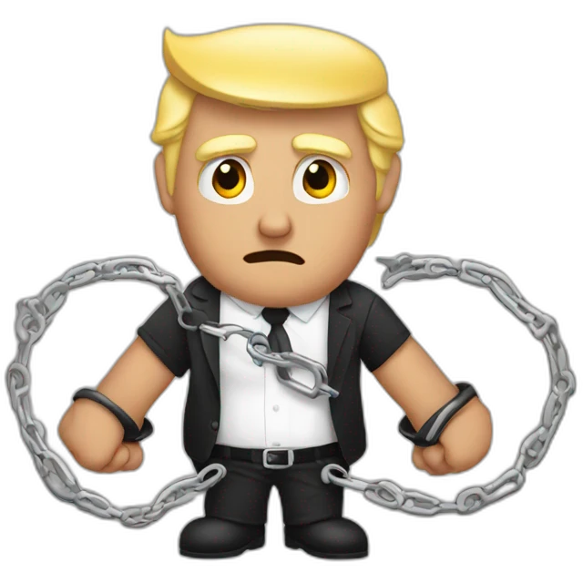 trump-in-handcuffs emoji