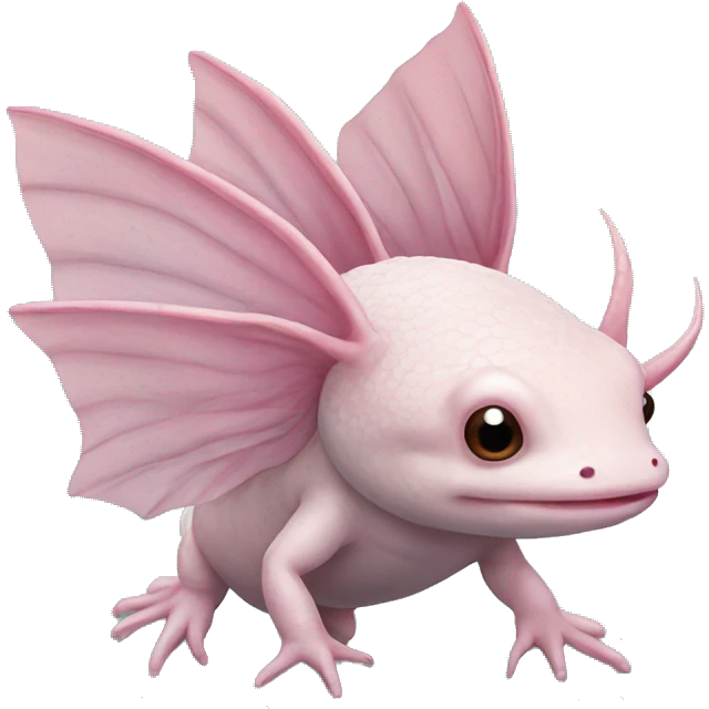 axolotl with wings emoji