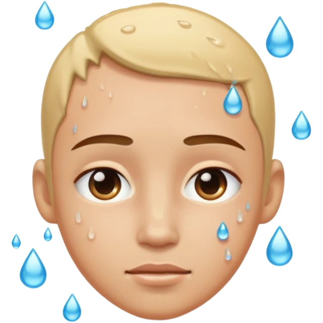 😮‍💨 add sweat to forehead  emoji