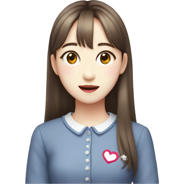 chuu from loona emoji