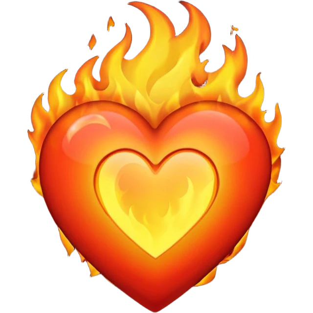 fire heart emoji