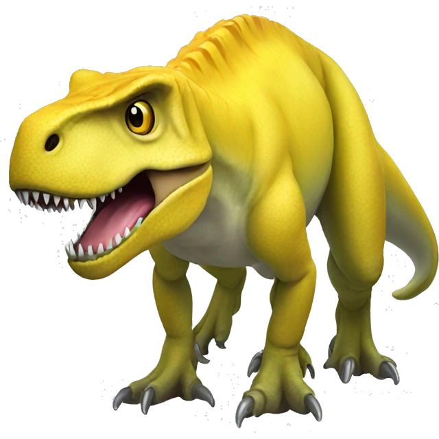 t-rex lemon emoji