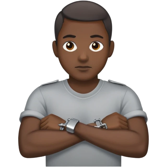 handcuffed person emoji
