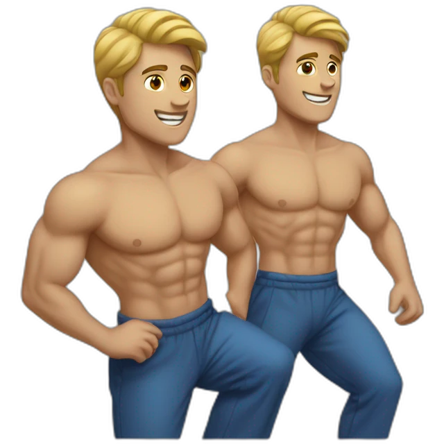 male fit body emoji
