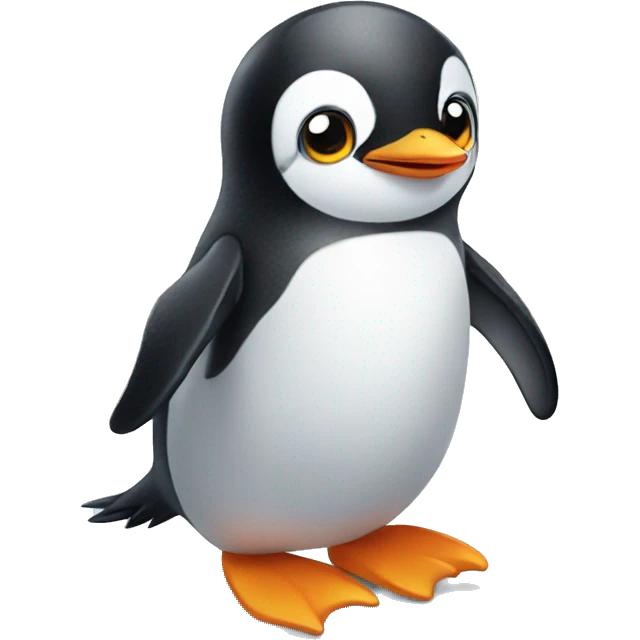 Cute penguin emoji