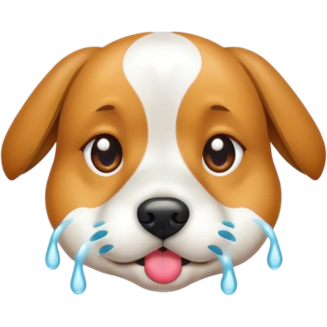 Dog hungry emoji