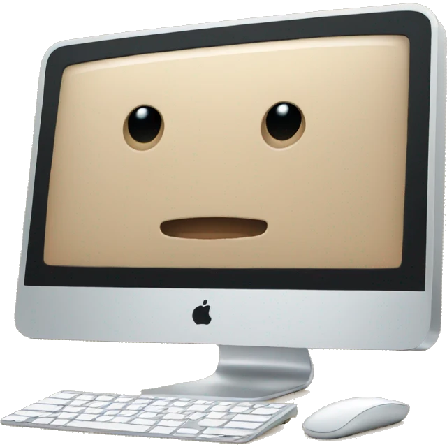 beige imac emoji
