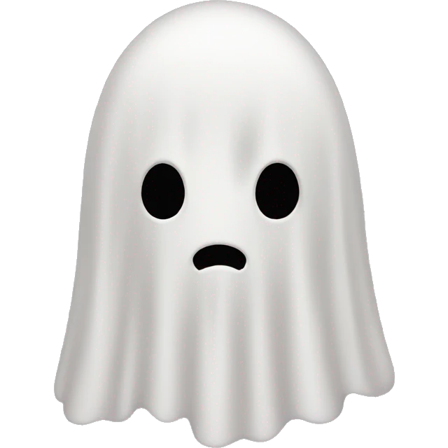 ghost face emoji