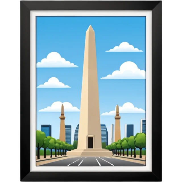 Obelisco argentina  emoji
