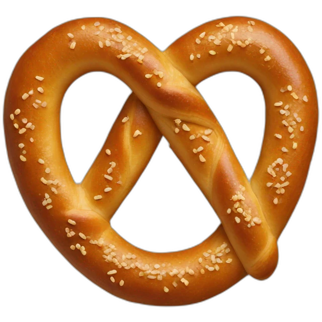 pretzel emoji