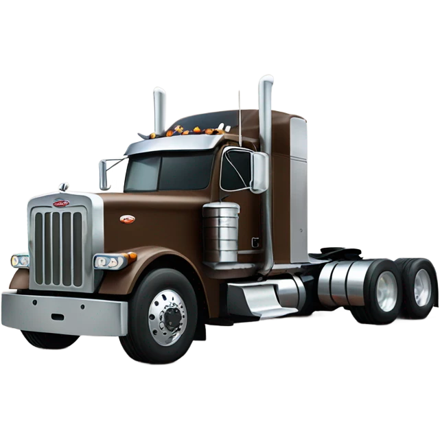 Peterbilt 389 brown emoji