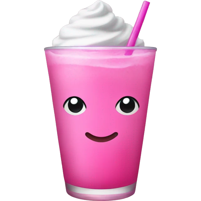 Pink drink emoji