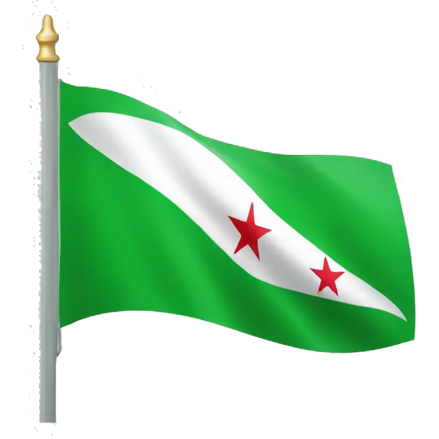 Green syria flag emoji