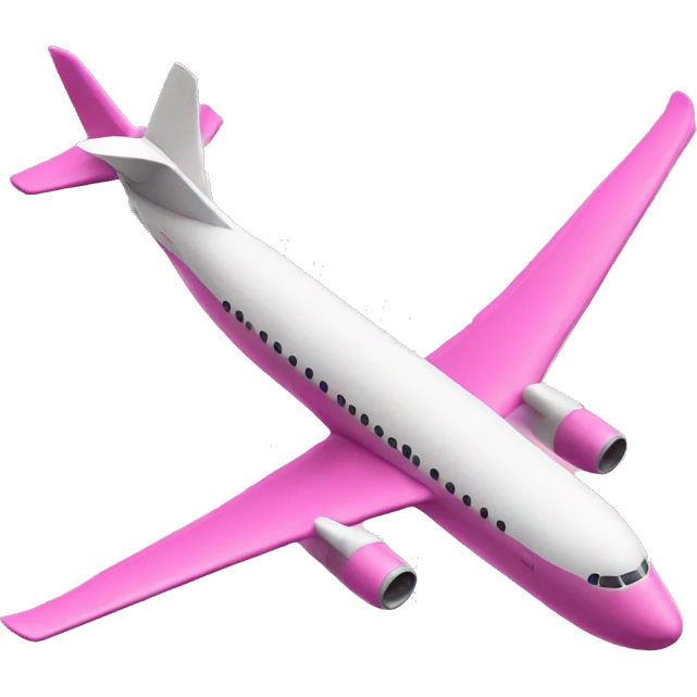 Pink airplane  emoji