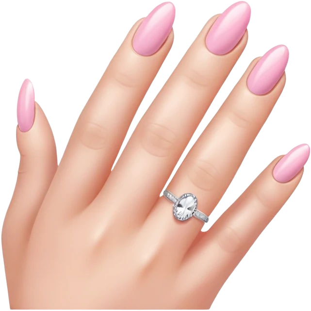 Light pink nails emoji