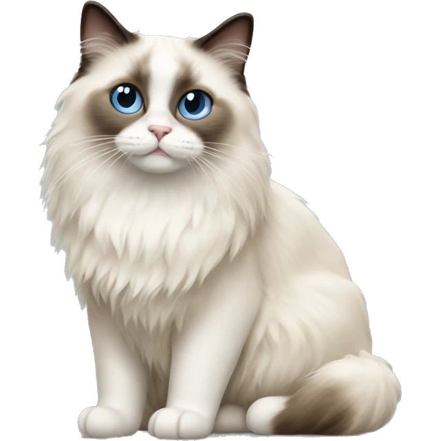Ragdoll cat emoji