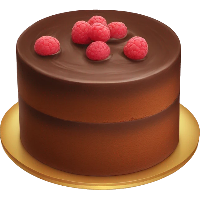 chocolate mousse cake emoji