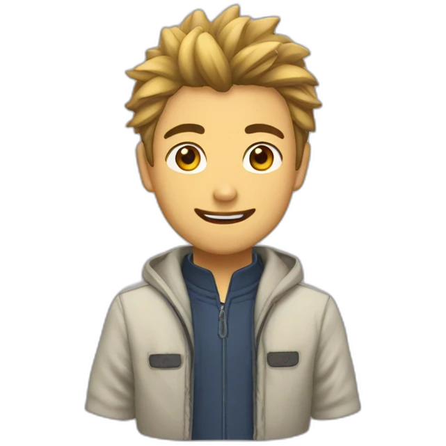 Мальчик в панике hajime emoji