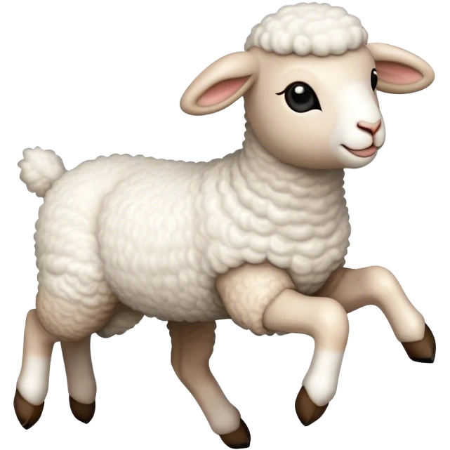 Leaping lamb emoji