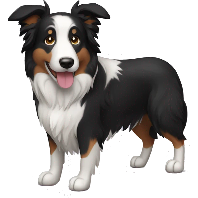 perro border collie emoji