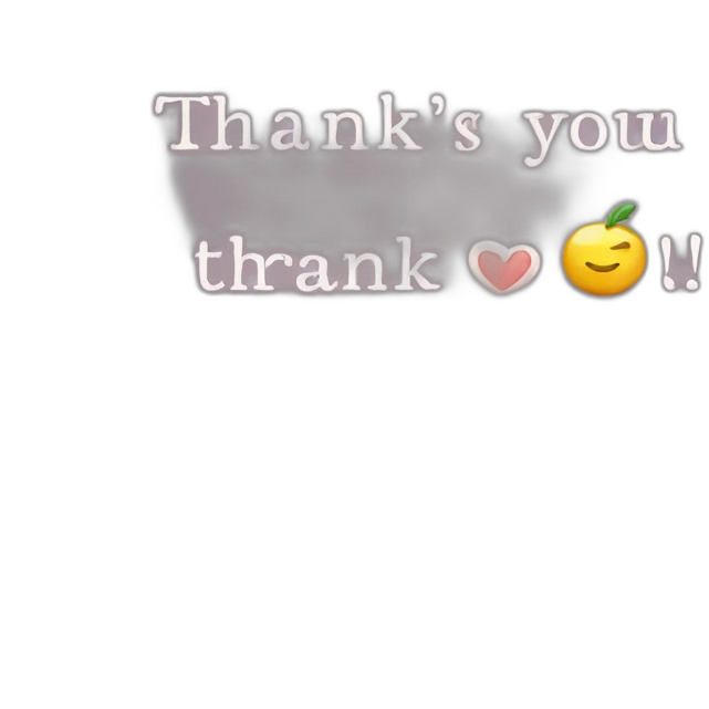 Thank you emoji