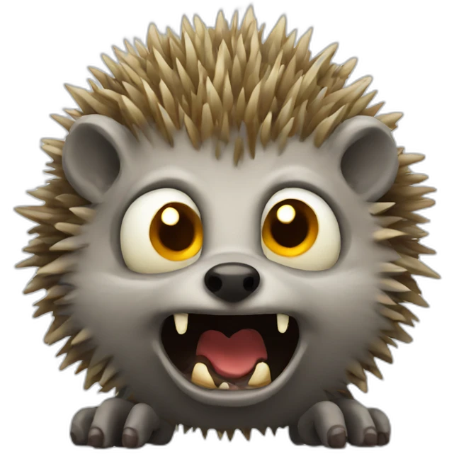 hedgehog zombie emoji