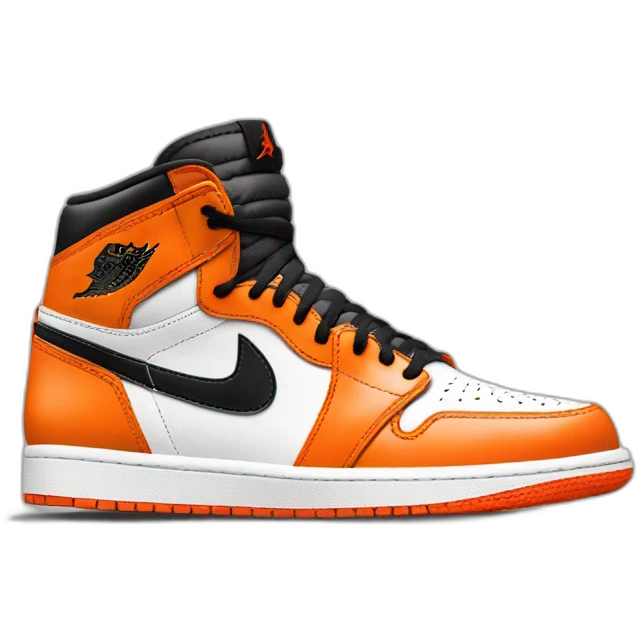 Air jordan 1 orange emoji