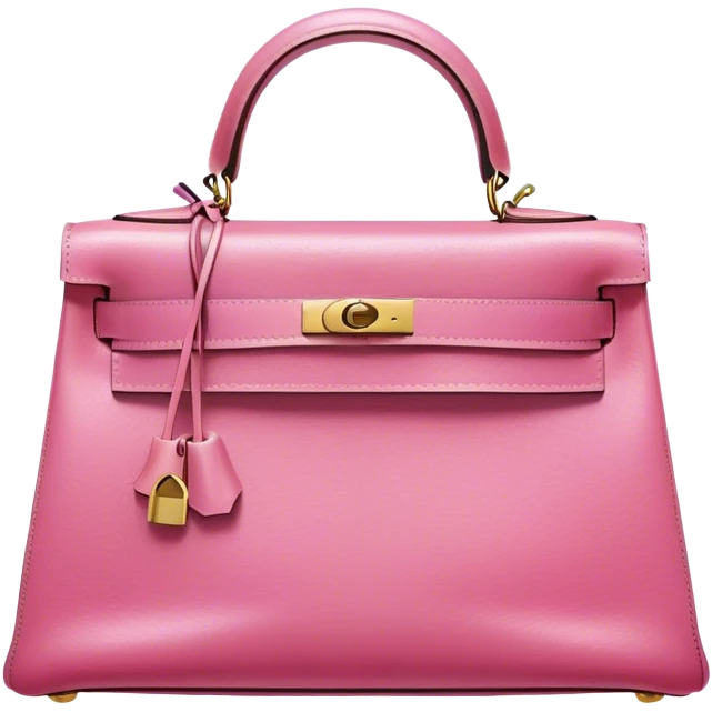 Pink Hermes kelly emoji