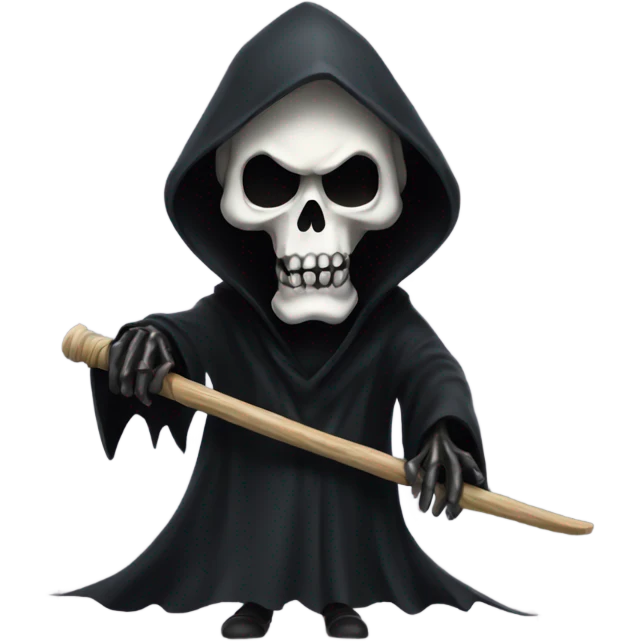 Grim reaper scary  emoji