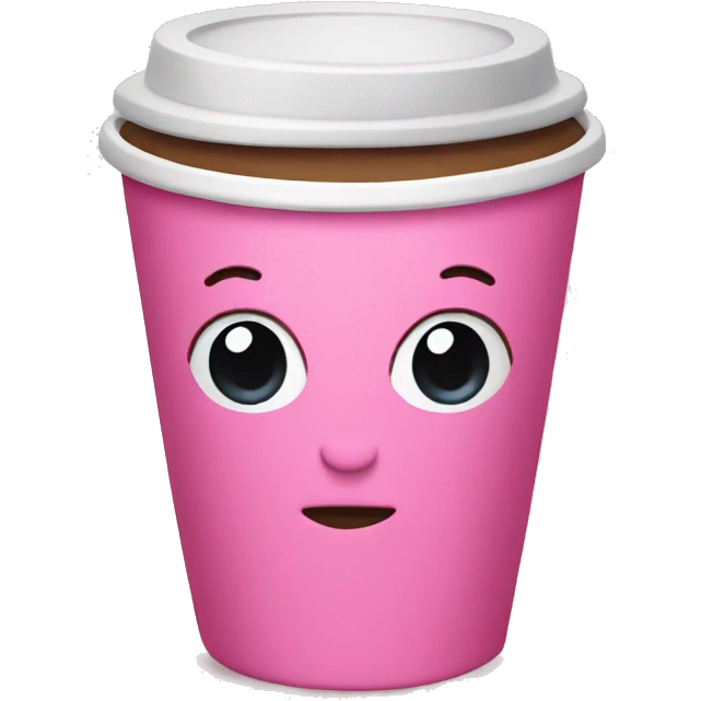 Pink cup emoji