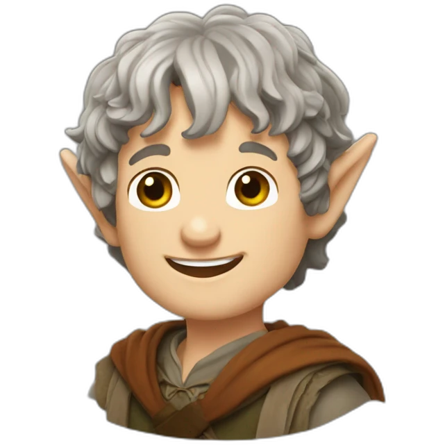 happy frodo emoji