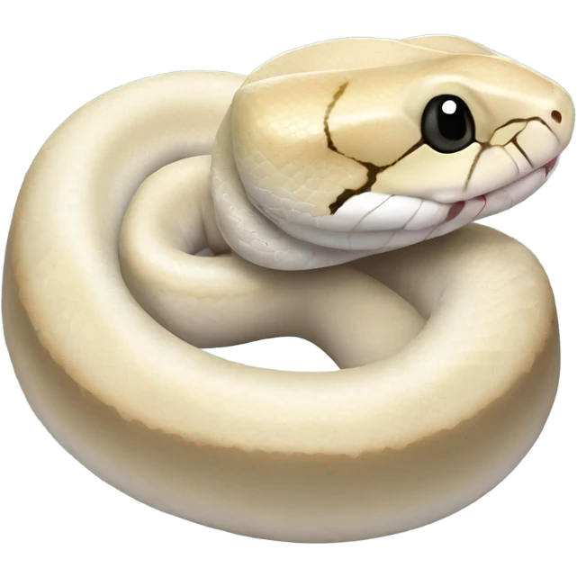 White ball python  emoji