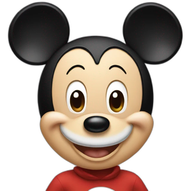 Mickey mouse emoji