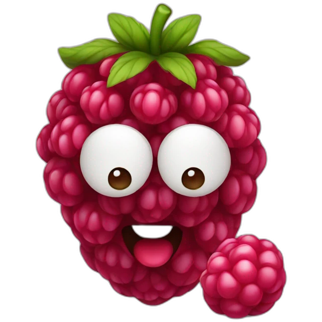 raspberry emoji