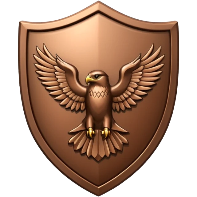 Hawk shield emblem emoji