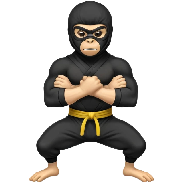 Ninja monkey  emoji