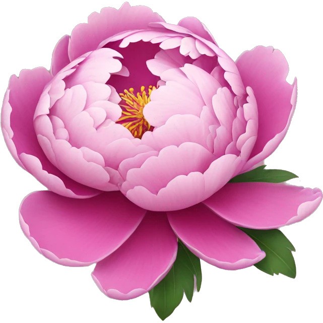 Peony flower emoji