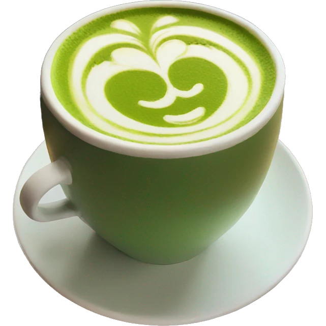 Matcha latte emoji