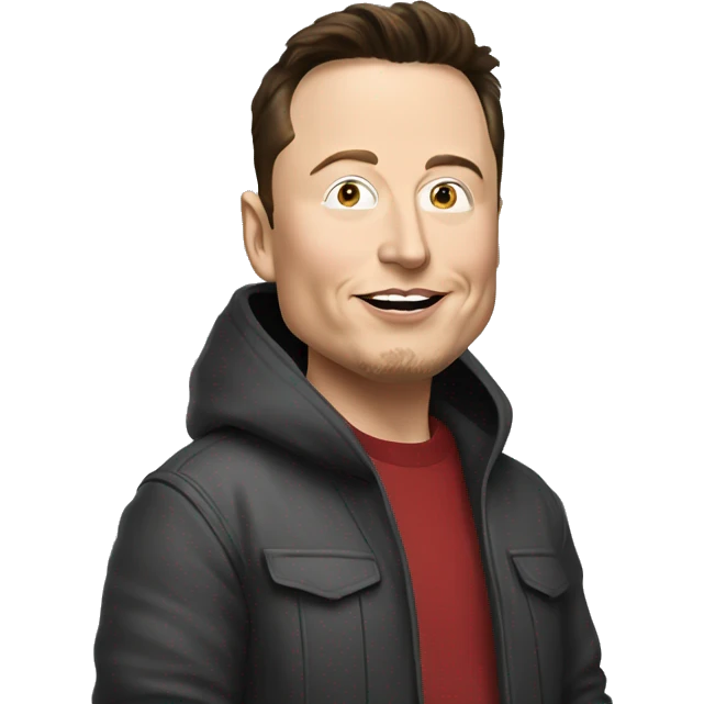 elon musk wearing yeezy emoji