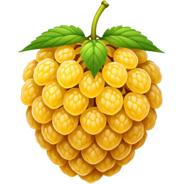 yellow rasberry emoji